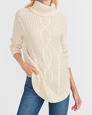 express circle hem sweater