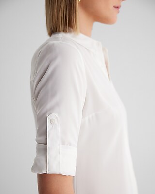 Slim Convertible Sleeve Portofino Shirt