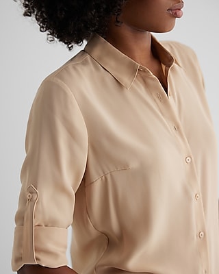 Slim Convertible Sleeve Portofino Shirt