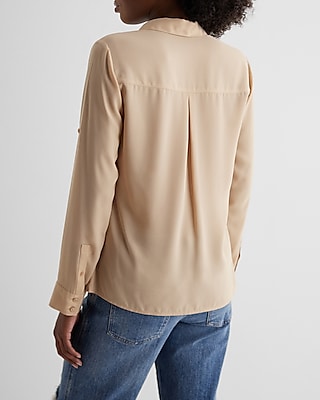 Slim Convertible Sleeve Portofino Shirt