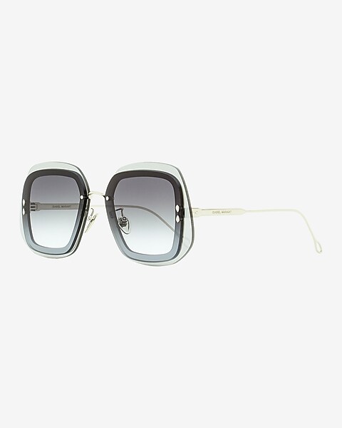 Embellished Square Sunglasses in White - Dolce Gabbana