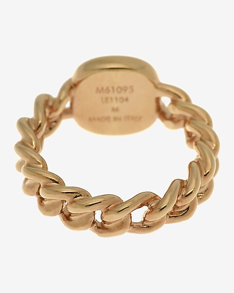 Louis Vuitton My LV Chain Ring, Gold, M