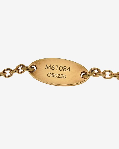 Authenticated Used Louis Vuitton Essential V Women's Bracelet M61084 Metal  