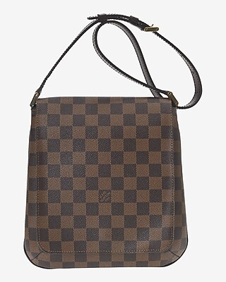 Louis Vuitton Checkerboard Strap Tweed Dress