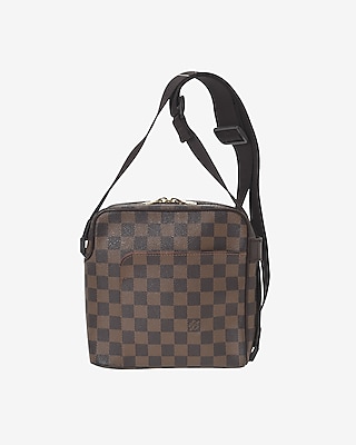 Louis Vuitton Olav Brown Canvas Shoulder Bag (Pre-Owned)