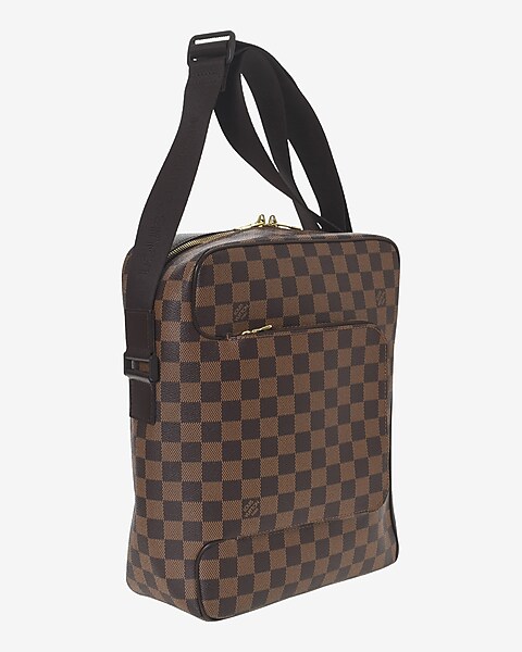 Shop for Louis Vuitton Damier Ebene Canvas Leather Olav MM Messenger Bag -  Shipped from USA