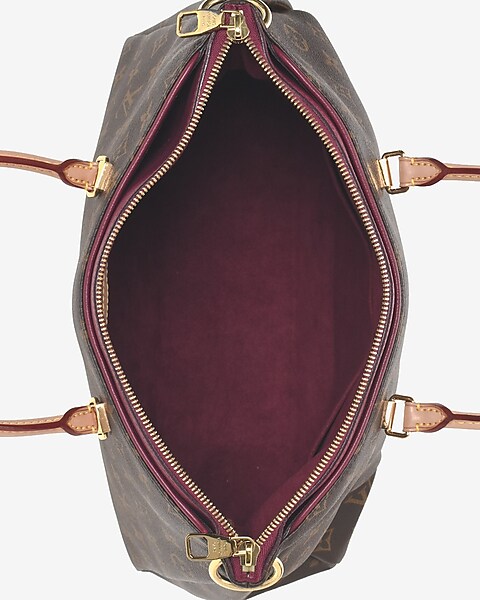 Louis Vuitton - Authenticated Pallas Handbag - Cloth Brown for Women, Good Condition