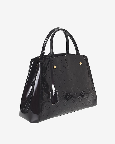 Louis Vuitton Vernis Montaigne BB - Black Satchels, Handbags