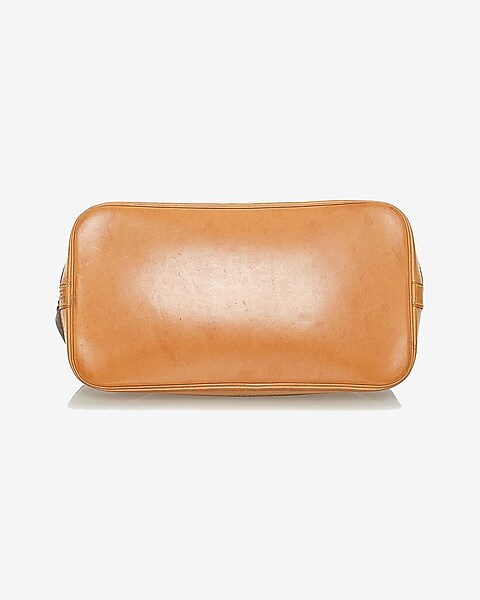 Authenticated Used Louis Vuitton Handbag Alma PM Brown Beige