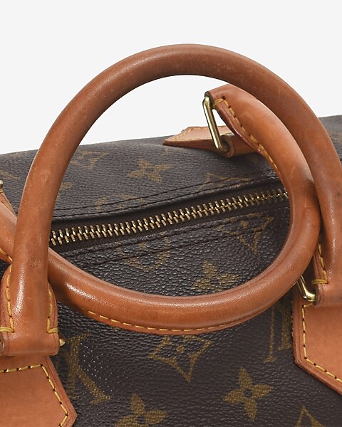 Louis Vuitton - Authenticated Speedy Handbag - Leather Brown for Women, Very Good Condition
