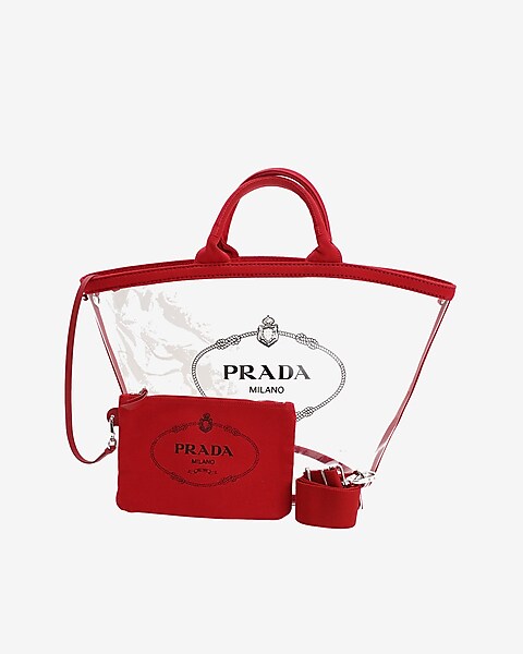 Prada Canapa Vinyl Shoulder Bag Authenticated By Lxr | Express