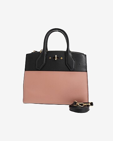 Louis Vuitton Pink/Black Leather City Steamer mm Bag