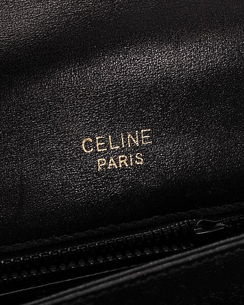 Celine Authenticated Triomphe Leather Belt