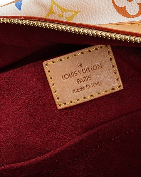 Authenticated Used Louis Vuitton LOUIS VUITTON Monogram Denim Sack