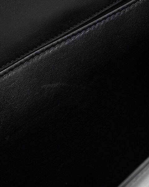 Prada Authenticated Monochrome Leather Handbag