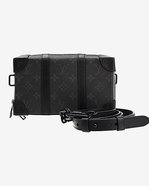 Louis Vuitton - Authenticated Utility Bag - Leather Black for Men, Very Good Condition