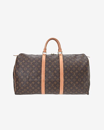 Louis Vuitton Keepall Bandouliere 50 with matted black and orange chain - LOUIS  VUITTON