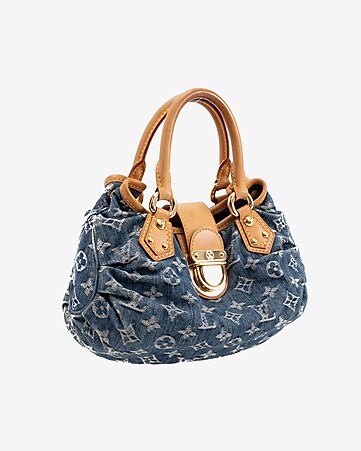 Louis Vuitton - Authenticated Pleaty Handbag - Denim - Jeans Blue for Women, Never Worn, with Tag
