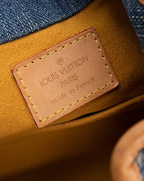 Authenticated Used Louis Vuitton LOUIS VUITTON Monogram Denim