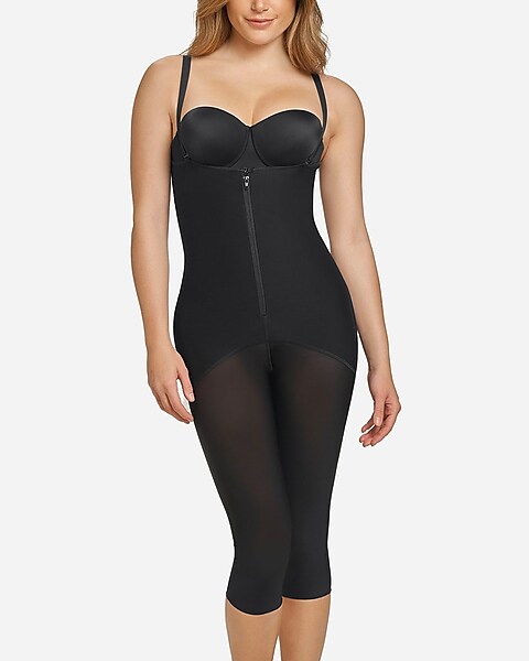 Leonisa Sculpting Body Shaper With Built-in Back Support Bra