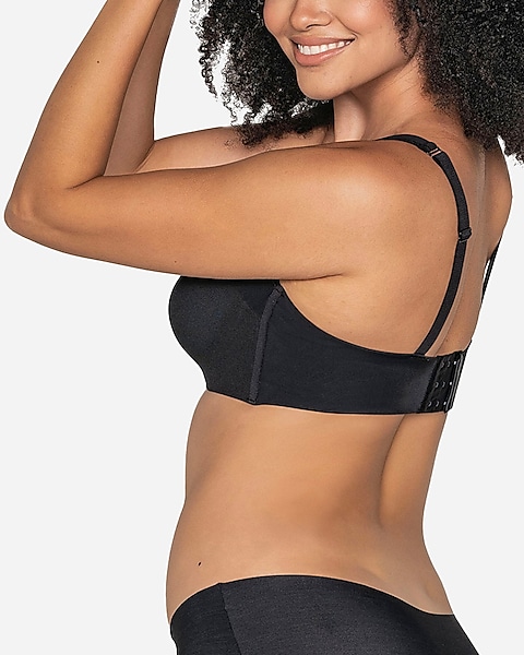 Leonisa Back Support Posture Corrector Wireless Bra - Multi/Functional in  Black - Busted Bra Shop
