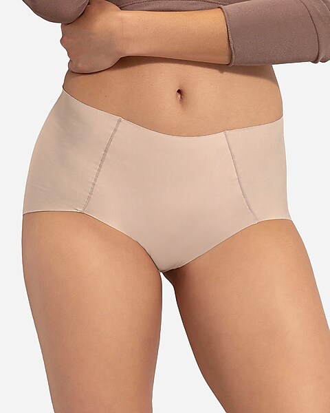 Leonisa Seamless Mid-Rise Moderate Compression Classic Underwear for Women  - Tummy Control No Show Panties Beige : : Clothing, Shoes &  Accessories