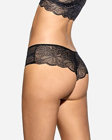 Leonisa Lace Side Seamless Thong Panty - Multicolored S