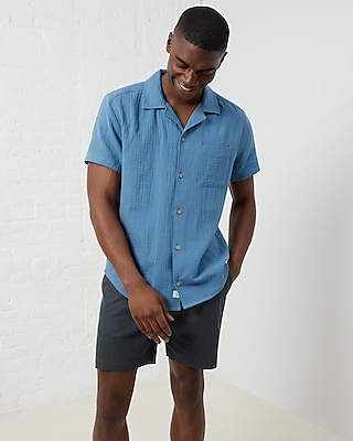 Button down polo hot sale short sleeve