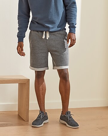 Men's casual shorts - light grey W224