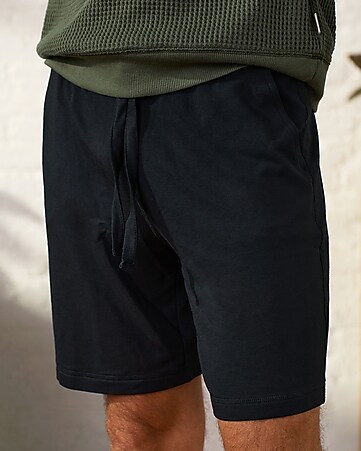 Men's Drawstring Shorts - Elastic Waist Shorts - Express