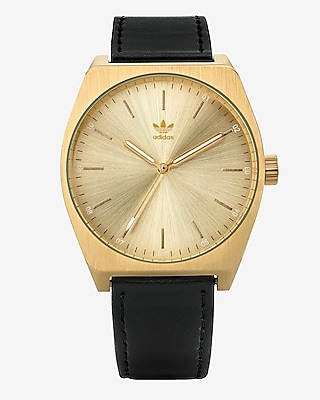 adidas leather watch