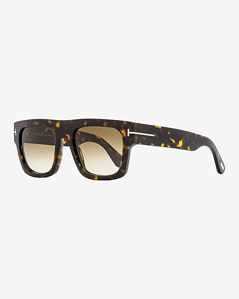 Tom Ford Fausto Flat Top Sunglasses | Express