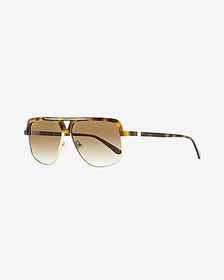 Louis Vuitton Attitude Pilote Sunglasses Gold Metal. Size U