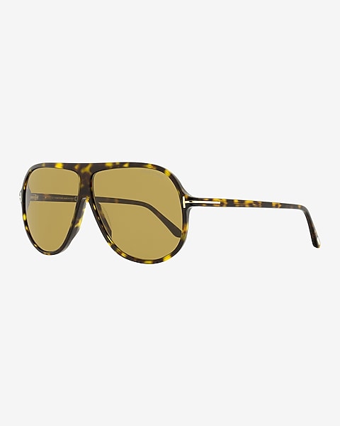 Tom Ford Pilot Havana Sunglasses in Brown for Men