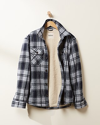 express flannel hoodie