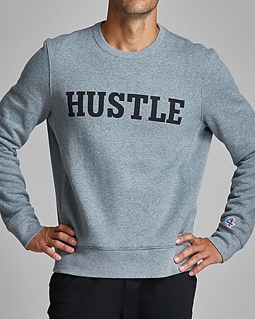 Mens Athletic Solid Pullover Sweatshirt Fashion Crew Neck Casual Fleece Hoodie