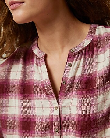 Women\'s Shirts- & Shirts Down - Express Button Satin