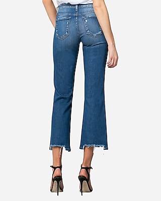 flying monkey cropped flare jeans