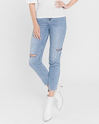 cut out mom jeans