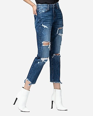 flying monkey distressed boyfriend jeans