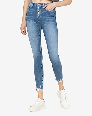 flying monkey cropped jeans