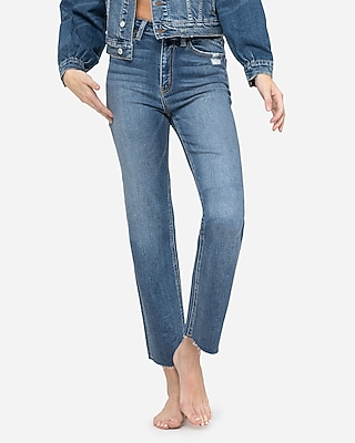 stretch straight leg jeans womens