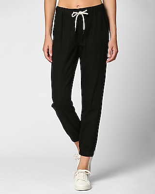 black jogger jeans women's