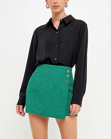 Women's Green Skirts - Pencil Skirts, Mini Skirts & More - Express