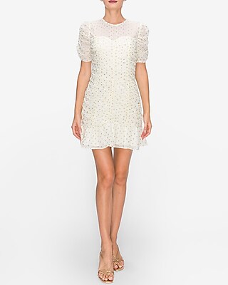 express polka dot dress