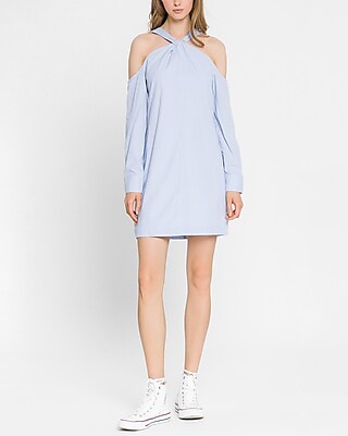 express cold shoulder dress