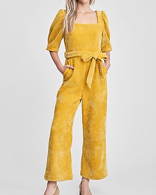 yellow jumpsuits for ladies
