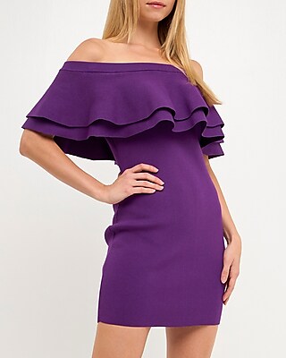 Express Purple Dresses