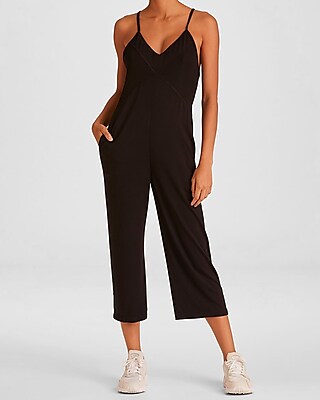 Warehouse v cheap neck jumpsuit