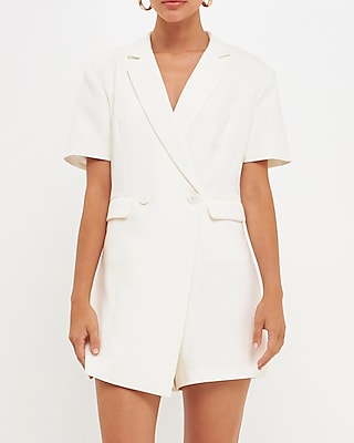 White store blazer playsuit